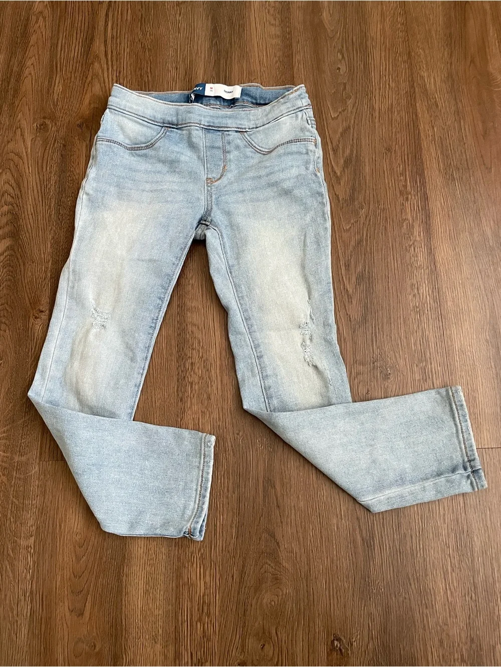 Old Navy Light Wash Girls Jeans Jeggings - Casual Skinny Fit Size M 8